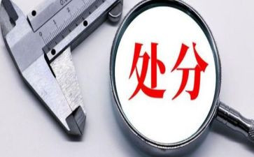 处分申请书6篇