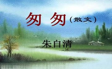 读后感匆匆读后感优秀8篇