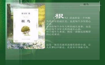 根鸟读书心得体会8篇