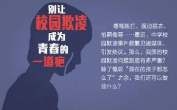 校园欺凌主题演讲稿6篇