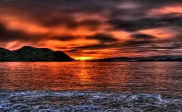 有关日落作文模板5篇