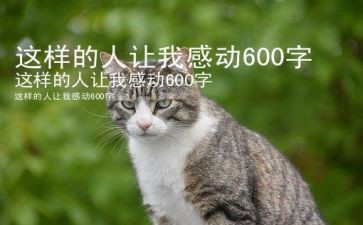 我是这样的人作文参考7篇